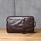 Vintage Genuine Leather Wallet Phone Bag For Men And Women Zippered Cowhide Card Holder 1