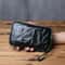 Vintage Genuine Leather Wallet Phone Bag For Men And Women Zippered Cowhide Card Holder 5