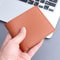 Mens PU Leather Slim Wallet Stylish Compact Credit Card Holder For Business 1
