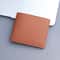Mens PU Leather Slim Wallet Stylish Compact Credit Card Holder For Business 4