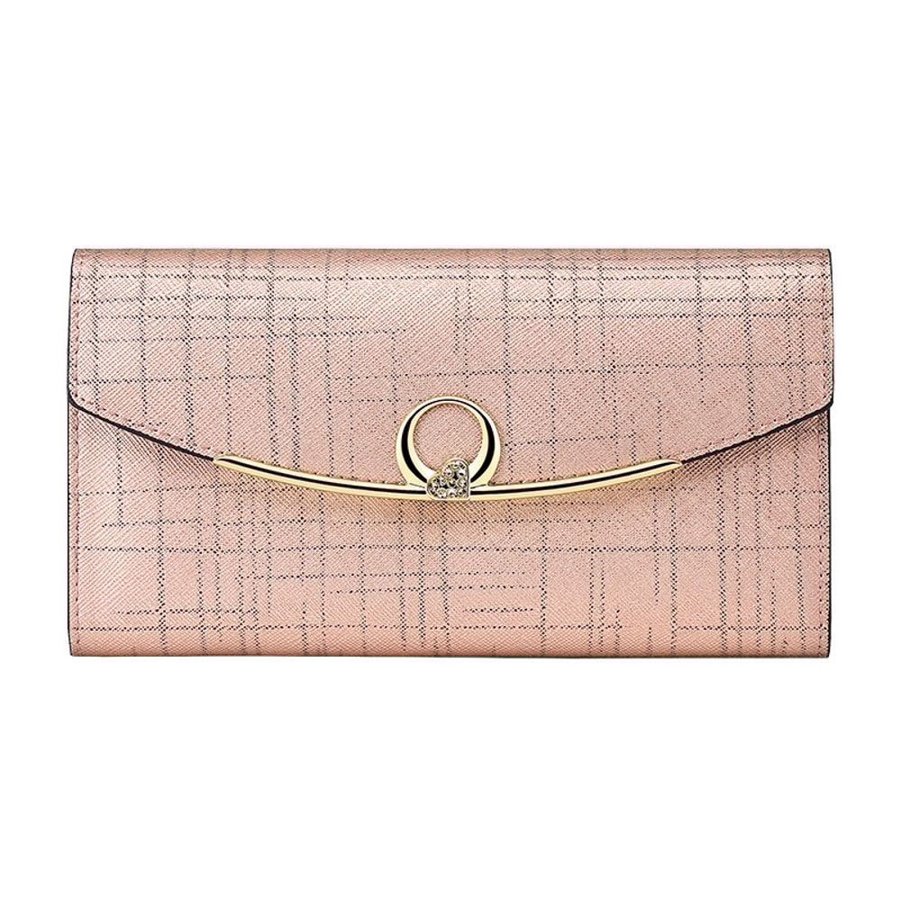 Luxury Designer Womens Long Leather Wallet High Quality Large Capacity Multifunctional Purses For W 3