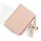 Fashion Womens RFID Wallet With Tassel Stylish Mini Zipper Coin Purse Small Leather Card Holder For 7