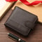 Leather Wallet For Men Slim Zipper Purse With Multi Card Coin Pocket High Quality 3