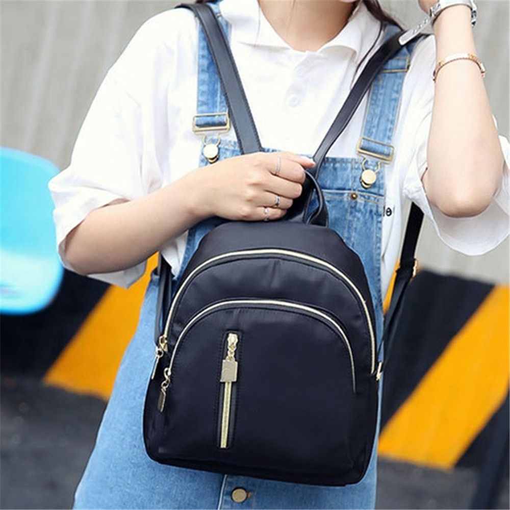 Fashionable Womens Multi Function Mini Backpack Cute Oxford Daypack Shoulder Bag For Travel Everyd 0