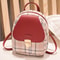 Plaid Mini Backpack Crossbody Bag For Teen Girls 4