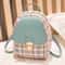 Plaid Mini Backpack Crossbody Bag For Teen Girls 8