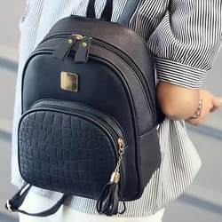 fashionable lychee pattern backpack for women perfect for commuting & travel
