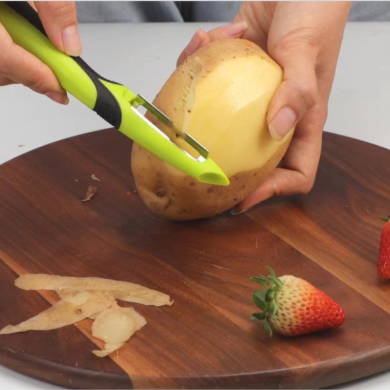 Multifunctional Stainless Steel Peeling Knife With Anti Slip Handle For Efficient Kitchen Use 1