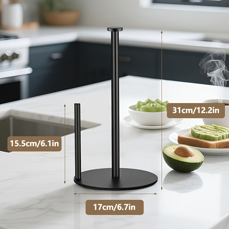 Weighted Paper Towel Holder For Kitchen Bathroom Steady Countertop Stand 1