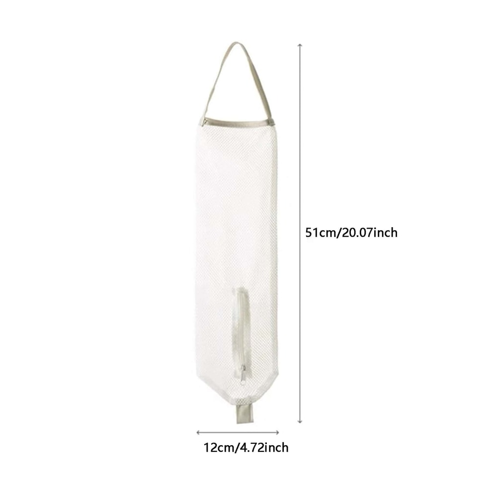 Hanging Garbage Bag Storage Mesh Bag Convenient Kitchen Trash Bag Dispenser 3