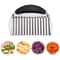 Crinkle Cutter Knife Wavy Chopper For Vegetables Fruits And Fries 4