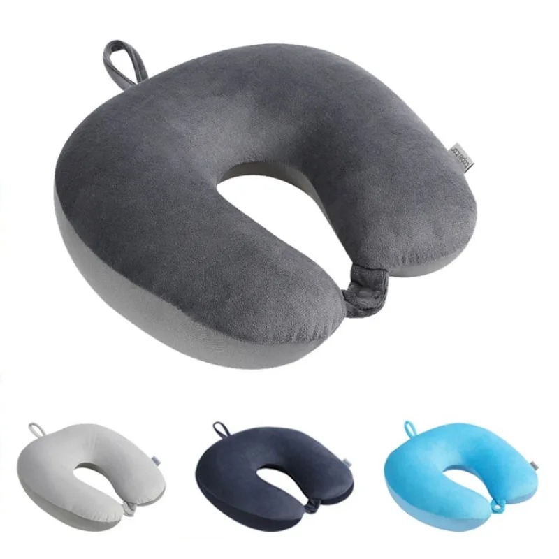 Slow Rebound Travel Neck Pillow For Comfort And Support 0