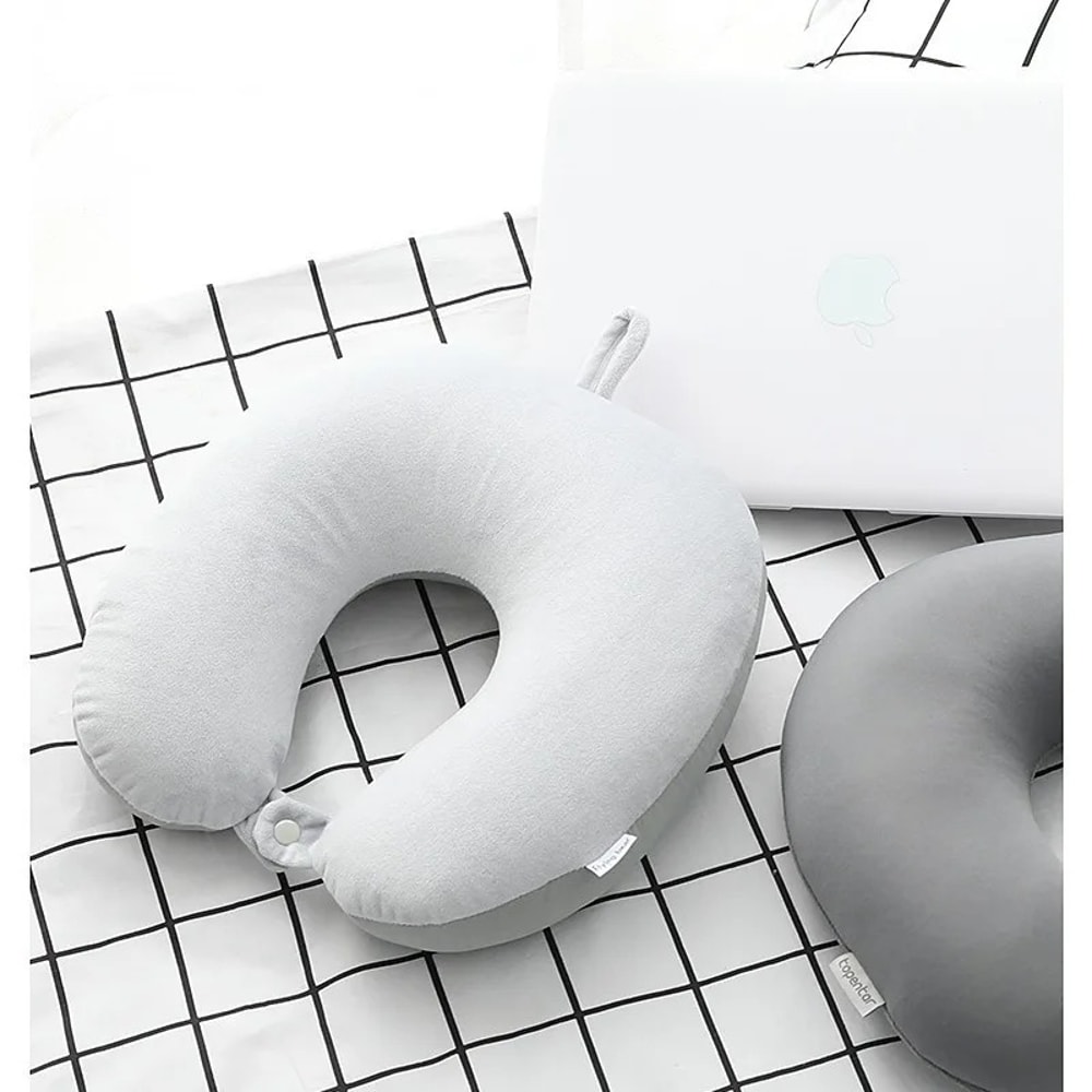 Slow Rebound Travel Neck Pillow For Comfort And Support 1