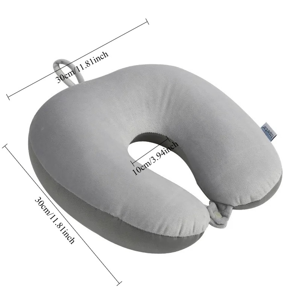 Slow Rebound Travel Neck Pillow For Comfort And Support 2