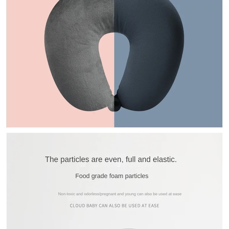 Slow Rebound Travel Neck Pillow For Comfort And Support 3