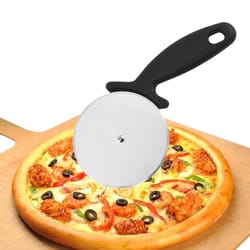 stainless steel pizza cutter wheel versatile pastry roller knife for baking and pizza