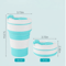 Food Grade Silicone Folding Cup With Lid Reusable Portable Coffee Cup For Hot Drinks Perfect For Tr 3