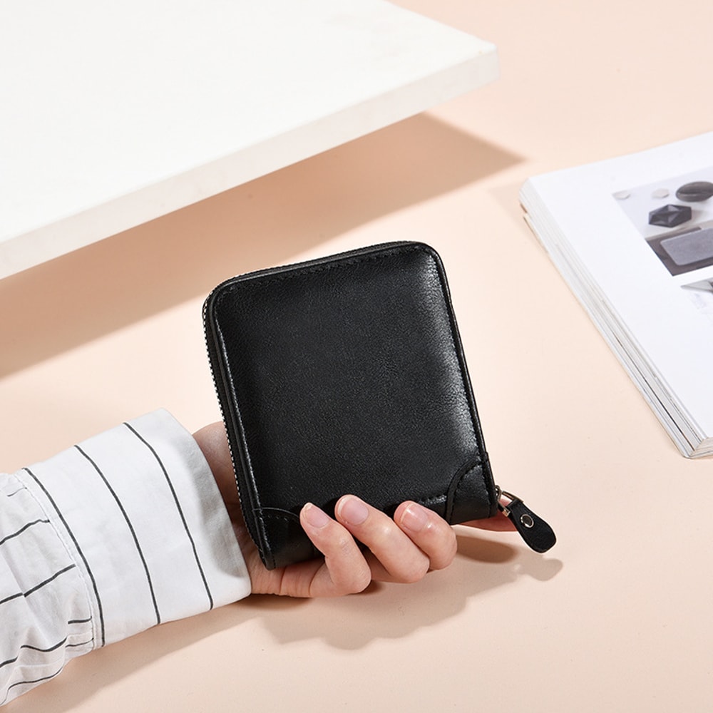 Classic Mens Short Business Wallet Durable Convenient PU Leather Wallet For Professionals 6