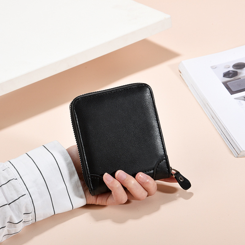 Classic Mens Short Business Wallet Durable Convenient PU Leather Wallet For Professionals 6