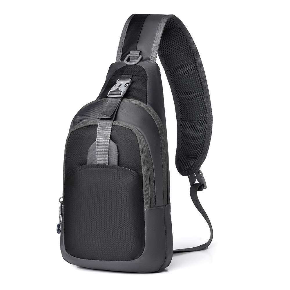 Lightweight Crossbody Chest Bag With Adjustable Strap Ideal For Hiking Travel 1