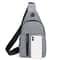 Fashionable Mens Solid Color Chest Bag Casual One Shoulder Crossbody Bag 3