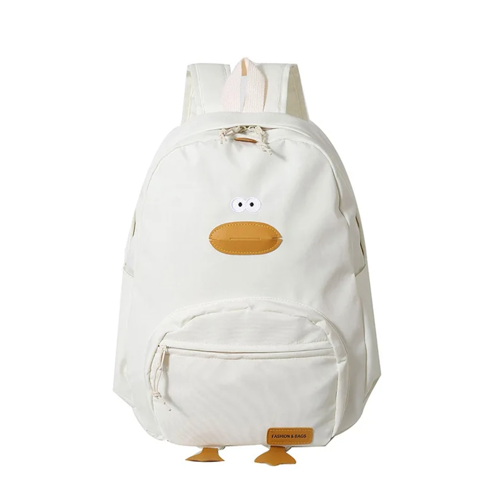 Cartoon Duck Backpack For College Travel Cute Versatile Design For Women Students 7