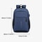Mens Backpack Large Capacity Fashion Travel Bag for Students and Professionals