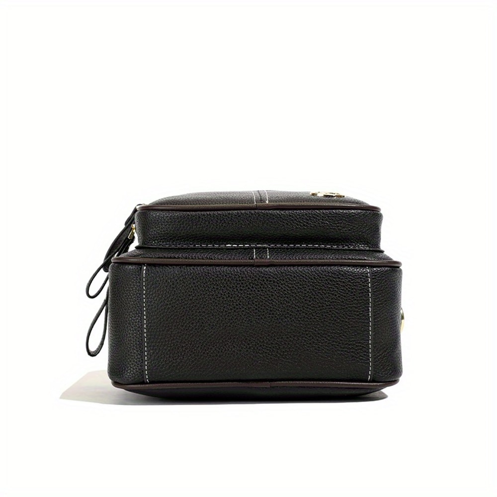 Luxury Womens Shoulder Bag Large Capacity Multiple Compartments Hard Shell Handbag for Commuting