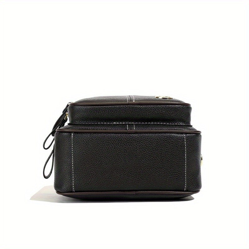 Luxury Womens Shoulder Bag Large Capacity Multiple Compartments Hard Shell Handbag for Commuting