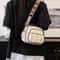 Luxury Womens Shoulder Bag Large Capacity Multiple Compartments Hard Shell Handbag for Commuting