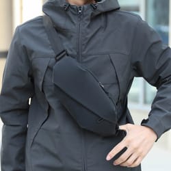 stylish waterproof waist bag for men cross body sports jogging fanny pack