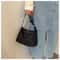 Solid Color Nylon Tote Bag Lightweight & Versatile Shoulder Handbag for Everyday Use