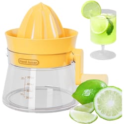 manual juicer labor saving hand-cranked juicer for oranges lemons celery and more