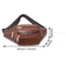 Mens Waist Pack PU Leather Bag Fashionable And Functional Waist Belt Bag For Men 2