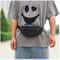 Fashionable PU Leather Mens Chest Pack Shoulder Bag Small Crossbody Messenger Bag 4