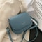 Trendy PU Leather Saddle Shoulder Bag For Women Fashionable Crossbody Flap Messenger Bag With Solid 8