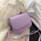 Trendy PU Leather Saddle Shoulder Bag For Women Fashionable Crossbody Flap Messenger Bag With Solid 9