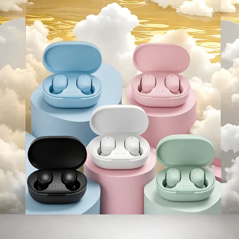 TWS Wireless Bluetooth Earphones with Mic Sports Earbuds for Gaming & Calls