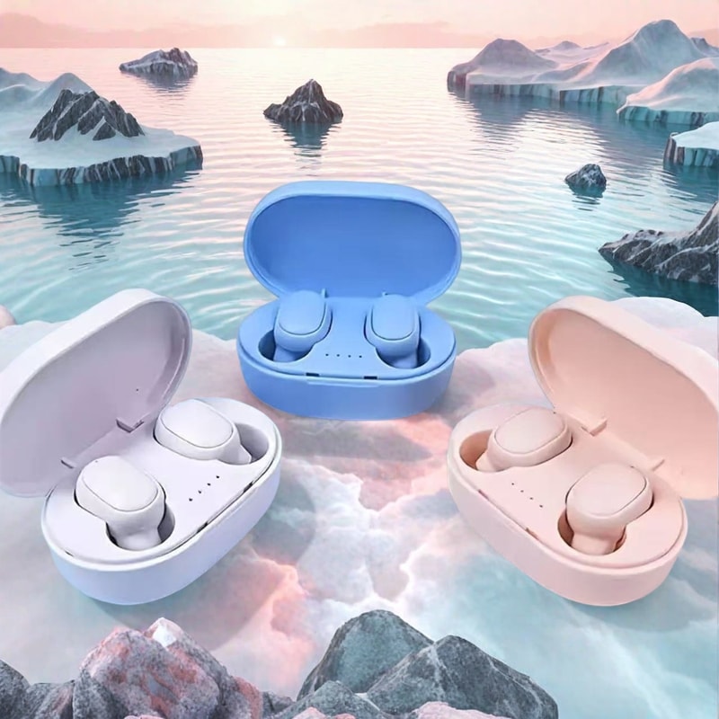 TWS Wireless Bluetooth Earphones with Mic Sports Earbuds for Gaming & Calls