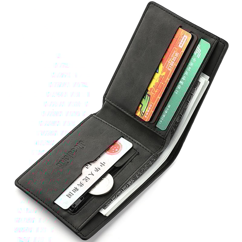 Mens Star Print Wallet High Quality Flat Design 2