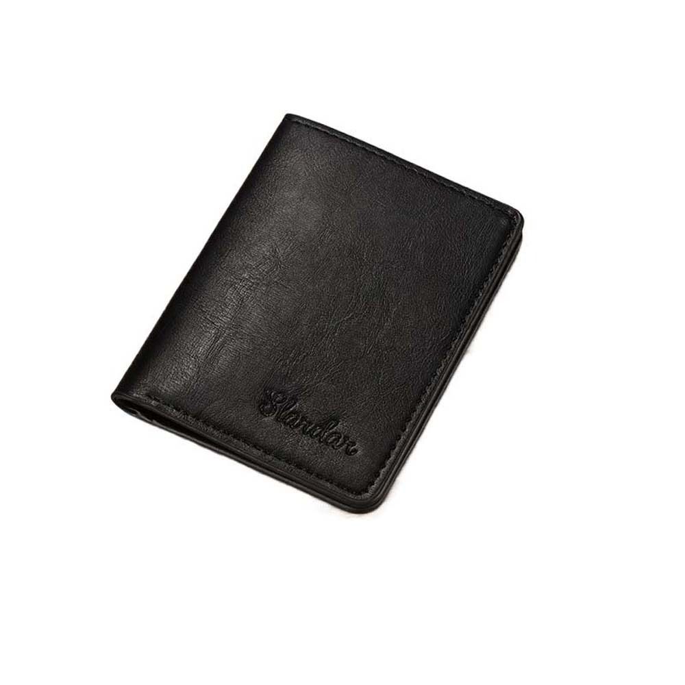 Small Wallet Men PU Leather Purses Mini Wallets Black Brown Card Holder 6
