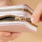 Compact Womens Card Holder Wallet Double Zipper Multi Function Organizer For Cards Cash 2
