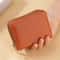 Compact Womens Card Holder Wallet Double Zipper Multi Function Organizer For Cards Cash 4