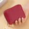 Compact Womens Card Holder Wallet Double Zipper Multi Function Organizer For Cards Cash 5