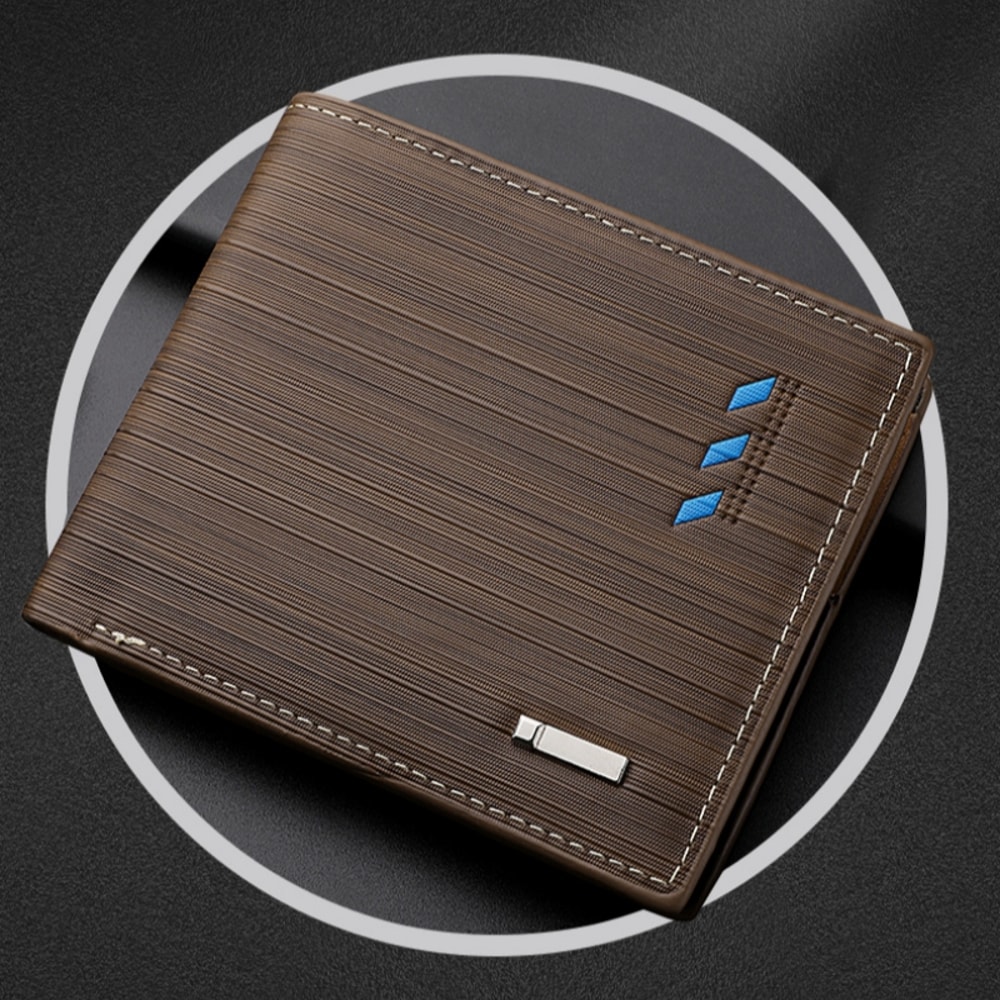Fashion Mens Leather Wallet With ID Credit Card Holder Multi Function Money Clip High Quality Coin 0