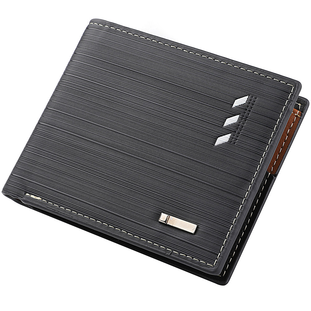 Fashion Mens Leather Wallet With ID Credit Card Holder Multi Function Money Clip High Quality Coin 4