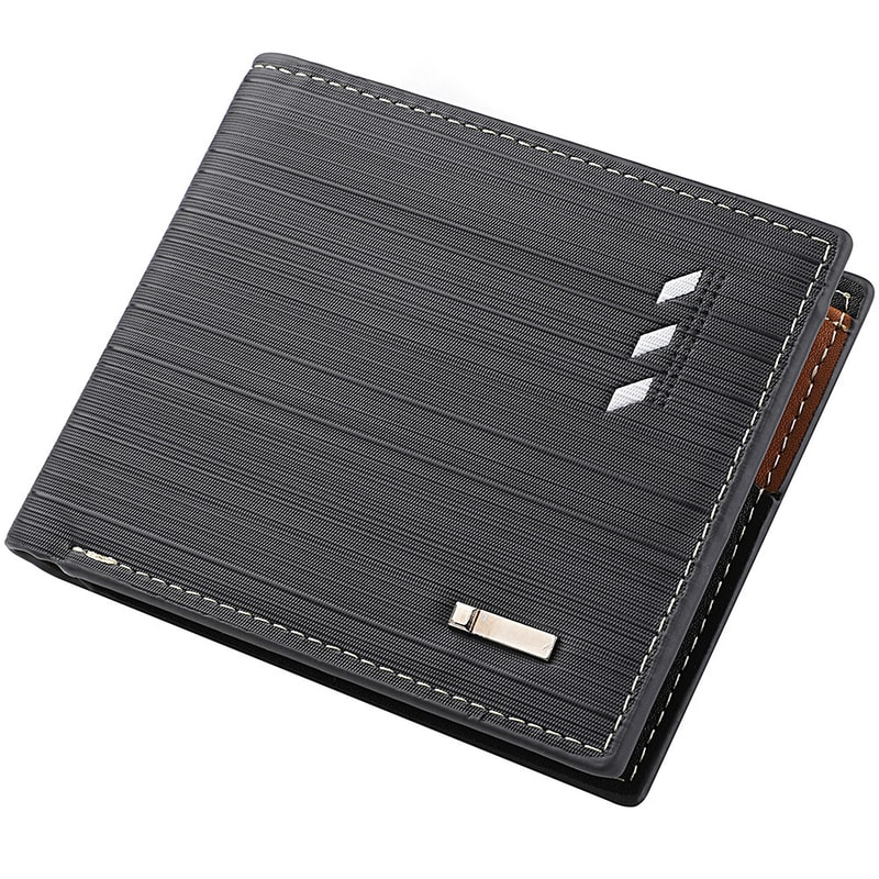 Fashion Mens Leather Wallet With ID Credit Card Holder Multi Function Money Clip High Quality Coin 4