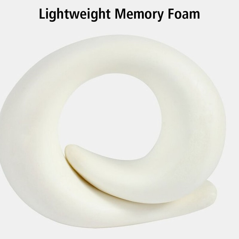 Memory Foam Snail Travel Pillow Portable Neck Support for Travel & Noon Breaks
