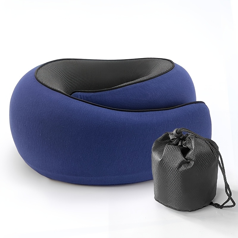 Snail Style U Shaped Memory Foam Travel Neck Pillow Adjustable Support For Travel And Nap Time 5