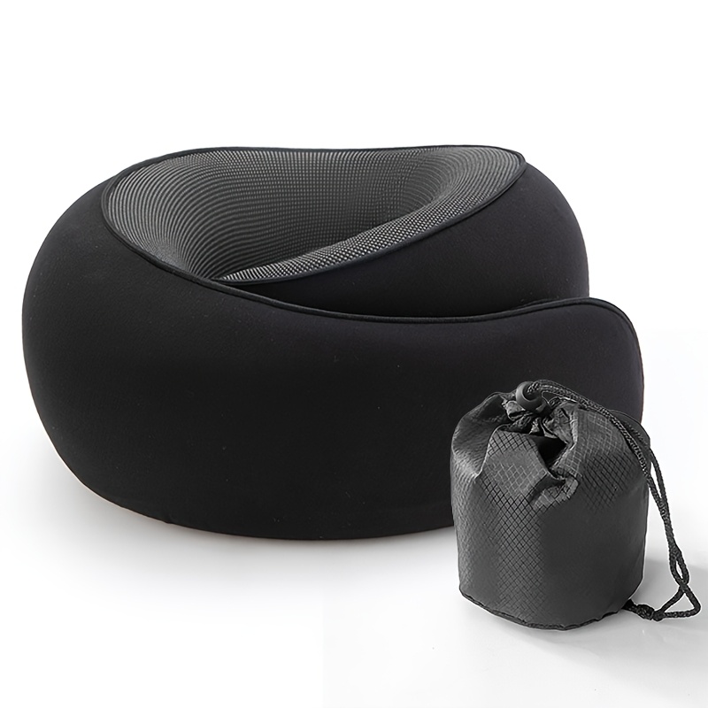 Snail Style U Shaped Memory Foam Travel Neck Pillow Adjustable Support For Travel And Nap Time 6